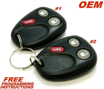 OEM PAIR 2004 2005 2006 2007 BUICK RAINIER REMOTE ENTRY KEY FOBS MYT3X6898B - Image 1 of 4
