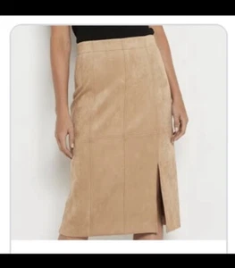 NEW Sussan Size M (12) Women’s Suede Midi Skirt RRP$89.95 - Picture 1 of 11