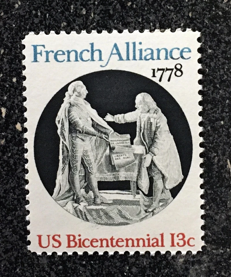 1978USA #1753 13c French Alliance - US Bicentennial  Mint NH  - Image 1 of 1
