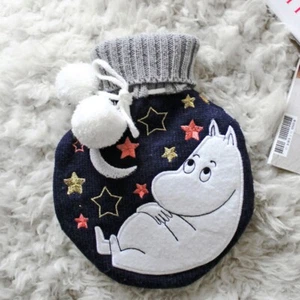 Official Moomin Moon Round Hot Water Bottle - Picture 1 of 2