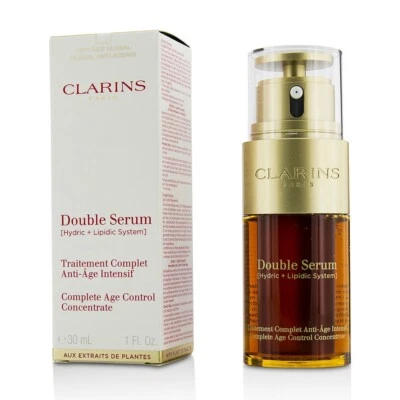 Clarins Double Serum Complete Age Control Concentrado para Mujer 1oz - 30ml Foto 1 de 4