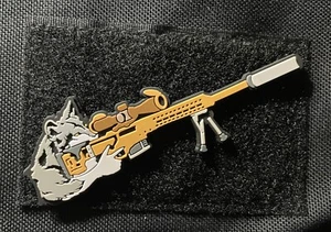 MRADwolf Scharfschütze Wolf PVC Aufnäher von Diamondback Designs - Bild 1 von 5