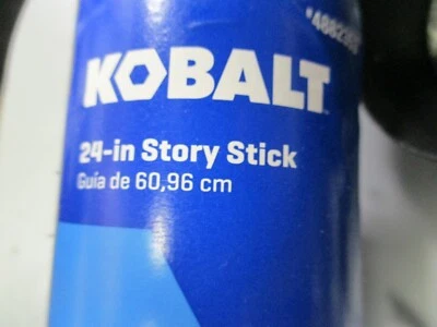 Kobalt 2-ft (24 Inch) Aluminum Story Stick - Quick Woodworking Repeat Measuring - Image 1 of 4
