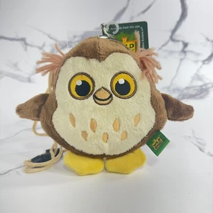 Wild Republic Owl Coin Purse Stuffed Animal Clasp Soft Plush with Strap NWT - Picture 1 of 7