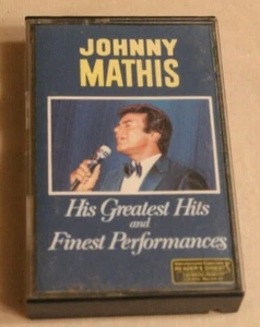 Johnny Mathis Cassette Tape His Greatest Hits and Finest Performances CAS1 - Picture 1 of 2