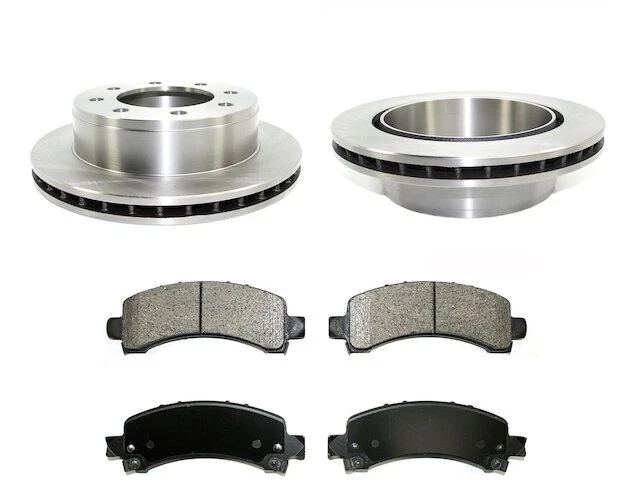 Kit de pastillas de freno trasero y rotor para GMC Savana 4500 2010 2011 2009-2016 KC154WW Foto 1 de 1