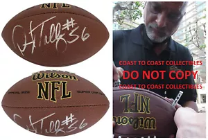 Certificado de autenticidad de fútbol americano firmado por Darryl Talley prueba exacta autografiado Buffalo Bills - Imagen 1 de 3