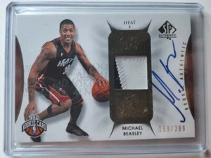  2008- 09 NBA SP AUTHENTIC ROOKIE AUTO JERSEY MICHAEL BEASLEY RPA / 299 - Picture 1 of 2