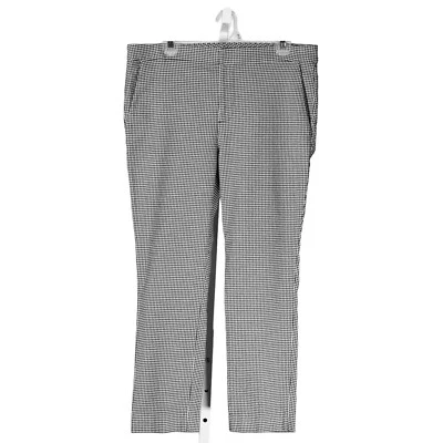 Ralph Lauren Women’s Pants 10 Black White Houndstooth Stretch Slim Work Trousers - Image 1 of 4