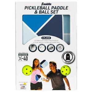 Franklin Sports 2-Player Pickleball Paddle Set - (2) Fiberglass Paddles - Picture 1 of 3