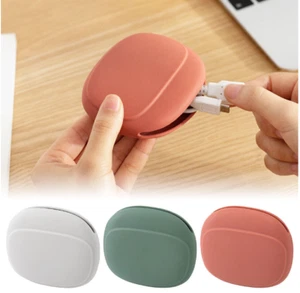 Portable Bag Charging Cable, Silicone Data Cable Box,Headphone Organizer US 3PK - Picture 1 of 6