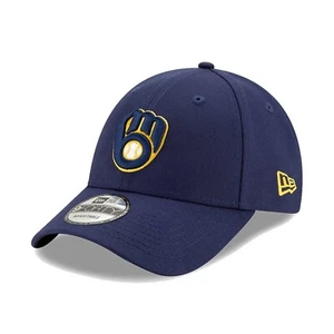 Cappello regolabile New Era Cap Uomo MLB Milwaukee Brewers Team Basic Blu 9QUARANTA - Foto 1 di 4