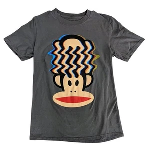 Paul Frank Julius The Monkey Wavy Psychedelic Monkey T-Shirt grau Herren Small - Bild 1 von 5