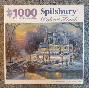 NEW Spilsbury A WHITE CHRISTMAS 1000 piece puzzle - Picture 1 of 6