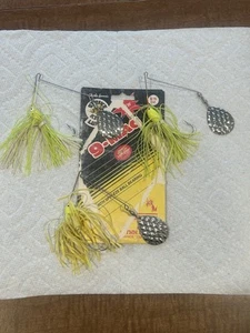 Vintage Strike King “9-MAG” Spinnerbait Lot (3) Rare Bait! - Picture 1 of 4