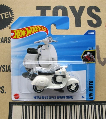Hot Wheels Vespa 90 SS Super Sprint (1966) HW Moto 2/5 - Bild 1 von 4