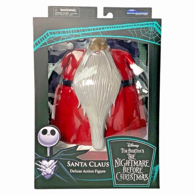 Figura de acción de Papá Noel Pesadilla antes de Navidad lo mejor de la serie 4 nueva Foto 1 de 3