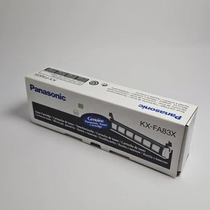 Panasonic Toner Cartridge Czarny KX-FA83X Oryginalny Nowy Oryginalne opakowanie KX-FL/KX-FLM - Zdjęcie 1 z 7