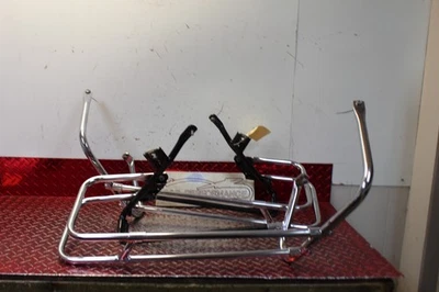 2011 HARLEY ELECTRA GLIDE OEM LEFT & RIGHT SADDLE BAG GUARDS & MOUNTS EG136 - Image 1 of 4