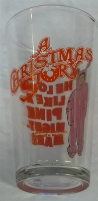 VIDRO PINTADO A Christmas Story He Looks Like A Pink Nightmare Glass NOVO - Imagem 1 de 2