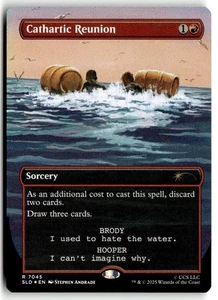 IN-HAND -Cathartic Reunion - Secret Lair x JAWS ENG *FOIL* RARE BONUS CARD - Picture 1 of 2