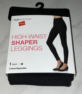 Hanes Style Essentials High Waist Shaper Leggings Damen Gr. M (8-10) schwarz - Bild 1 von 2