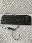 Wired Mechanical Keyboard EMachines  PS/2  Black QWERTY English Keyboard Touch