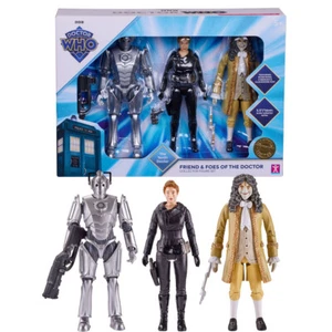 Doctor Who - Friends & Foes River Song Cyberman Clockwork Droid 3 Figure SET - Picture 1 of 6