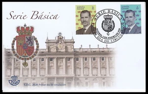 España Spain 5373/74 2020 SM Don Felipe VI SPD Sobre Primer Día - Imagen 1 de 1