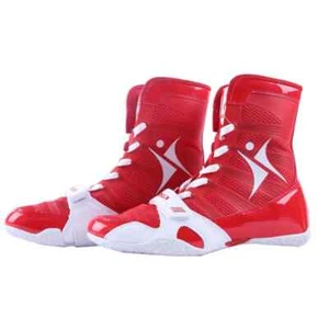 Zapatillas de boxeo profesionales de caña alta cómodas calzado de vuelo antideslizantes - Imagen 1 de 18