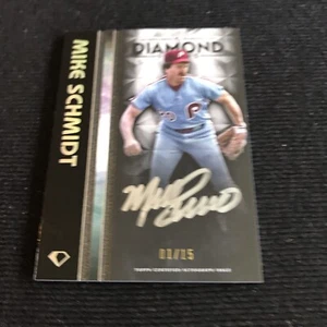 2023 Topps Diamond Icons Mike Schmidt Black Polychromatink Auto #01/15 - Picture 1 of 1