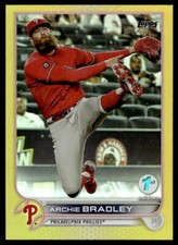 2022 Topps 1st Edition #10 Archie Bradley Gold Foil