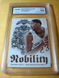 ANTHONY DAVIS PELICANS 2013 PANINI CROCIATA NOBILTÀ # 7 CLASSIFICATO 10 L@@K - Foto 1 di 1