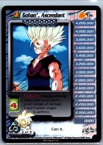 1x DBZ CCG GOHAN ASCENDANT LV4 HOLO FOIL 138 RARA CELDA SAGA DRAGON BALL Z - Imagen 1 de 2