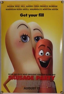 PÓSTER ORIGINAL DE UNA HOJA DE SAUSAGE PARTY DS JONAH HILL (2016) - Imagen 1 de 1