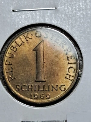 1969 AUSTRIA 1 SCHILLING COIN WP157 - Image 1 of 2