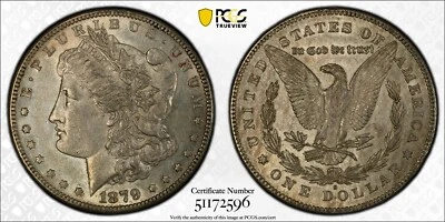 1879-S Reverse of 1878 Morgan Silver Dollar PCGS AU53 #2596 - Image 1 of 4