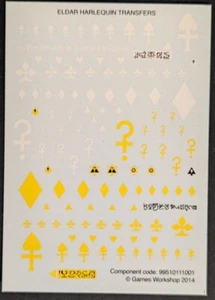 Harlequin transfers/waterslides/decals - free post in Australia - Bild 1 von 1