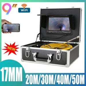 9" Wireless WiFi Industrial Endoscope Pipe Inspection Video Camera Android/IOS - Picture 1 of 12