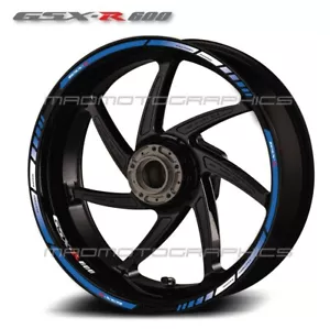 GSX-R 600 decalcomania ruota moto 14 cerchi adesivi laminati per suzuki gsxR 600 - Foto 1 di 2