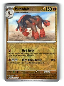 Pokemon Temporal Forces Mudsdale 092/162 Reverse Holo - Picture 1 of 3