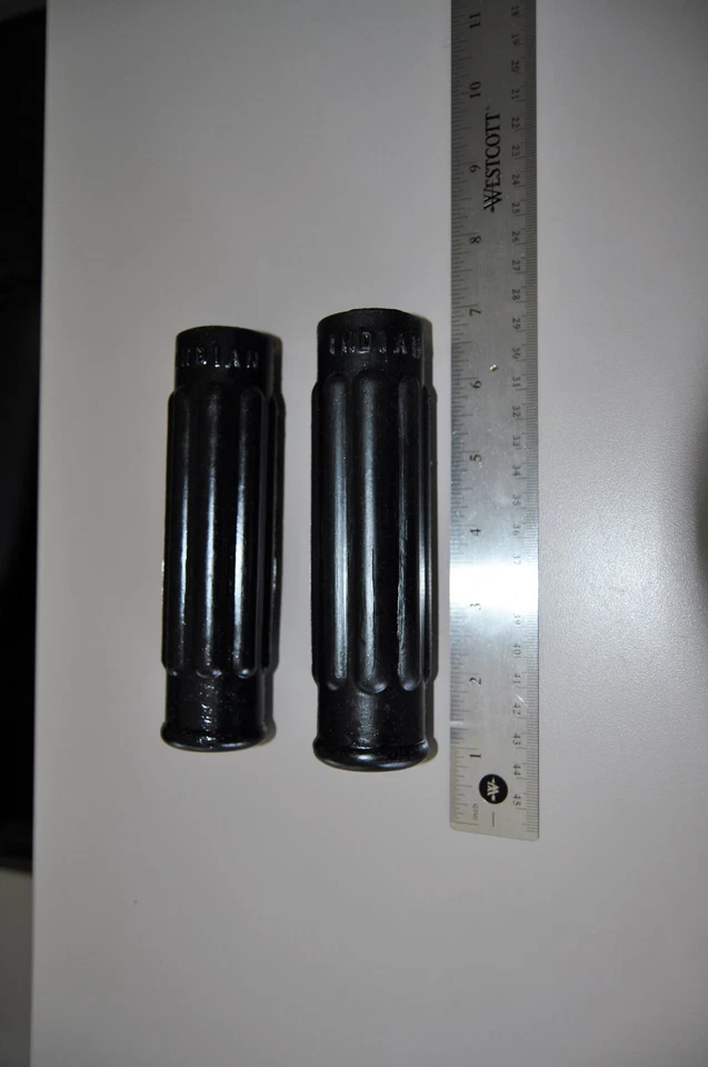 Empuñaduras de manillar Indian 101 Scout Chief antiguas nuevas 1928-1934 #240 Fox Grips Foto 1 de 1