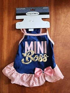 Mini Boss Dog Costume, Wag And Bones Costume, Size Medium, NWT - Picture 1 of 7