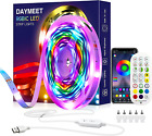 Daymeet LED Streifen Lichter【Jagd-Effekt】10M RGBIC Traumfarbe USB LED Streifen Sync