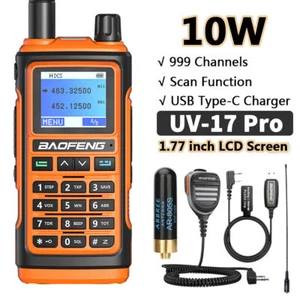 Baofeng UV-17 Pro UHF/VHF Dual Band Type-C Ham Amateur Two-Way Radio Long Range - Afbeelding 1 van 21