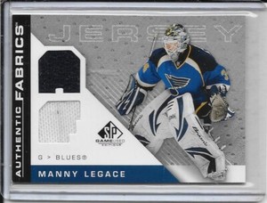 2007-08 SP Game Used Manny Legace Authentic Fabrics Dual Jersey