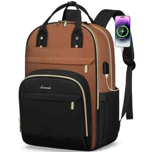 17 Zoll  Elegant Wasserdicht Rucksack für Arbeit Reise Schule Uni Büro - Bild 1 von 6