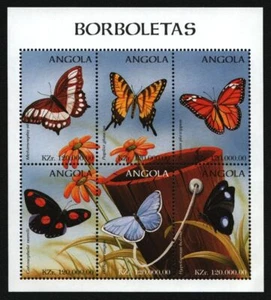 Angola 1998 - Mi-N.o 1189-1194 ** - Estampillada sin montar o nunca montada - KLB - Mariposas / Mariposas - Imagen 1 de 1