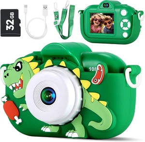 Kids Camera Boys Toys for 3 4 5 6 7 8 9 Years Old Boys, 48MP Dual Lens Kids Digi - Picture 1 of 12