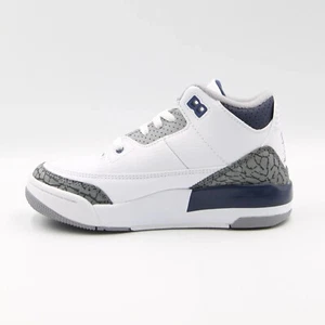 [DM0966-140] Jordan 3 Preschool White/Midnight Navy *NEW* - Picture 1 of 6